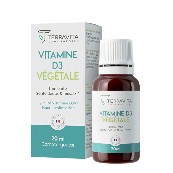 Vitamine D3 végétale - compte goutte