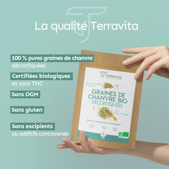 Graines de chanvre Bio