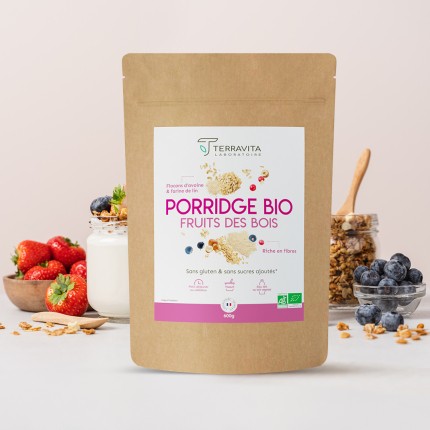 porridge fruit des bois