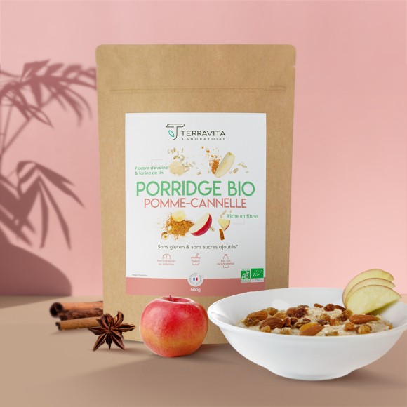 porridge pomme cannelle